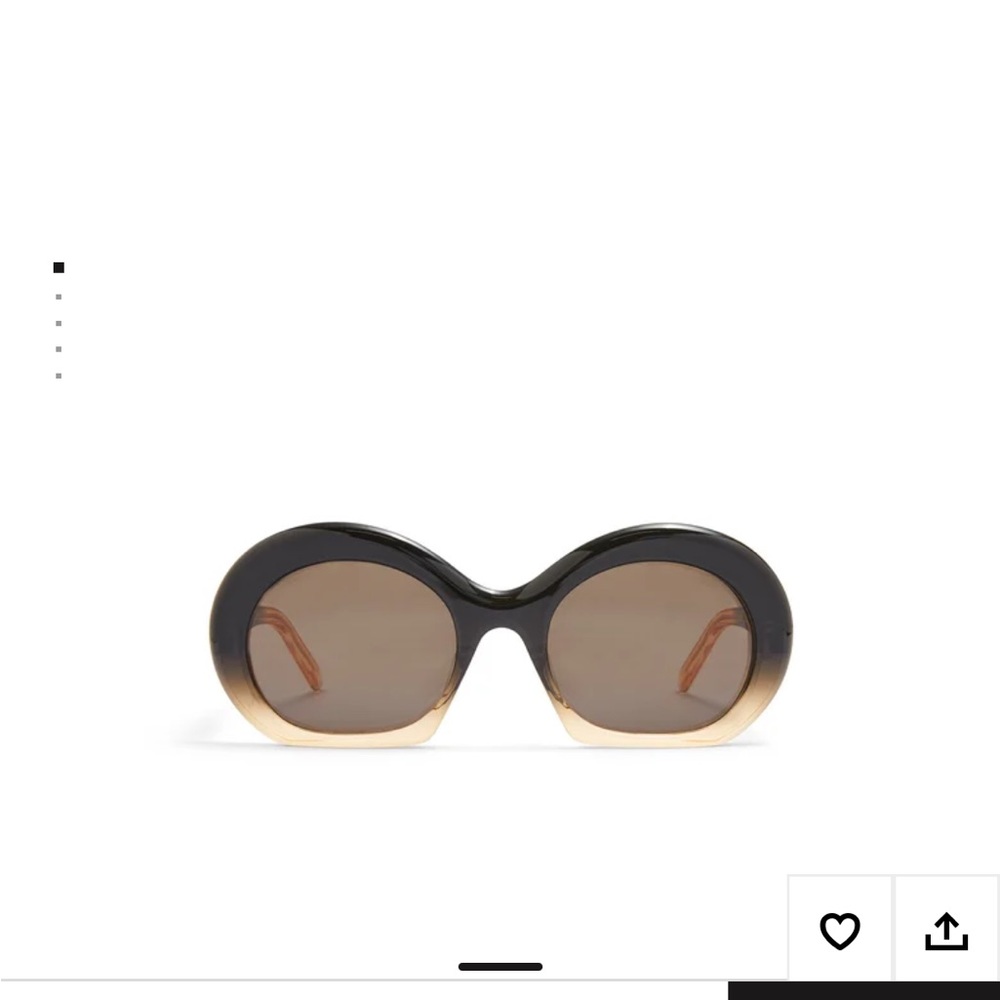 Loewe Half-moon Black Sunglasses